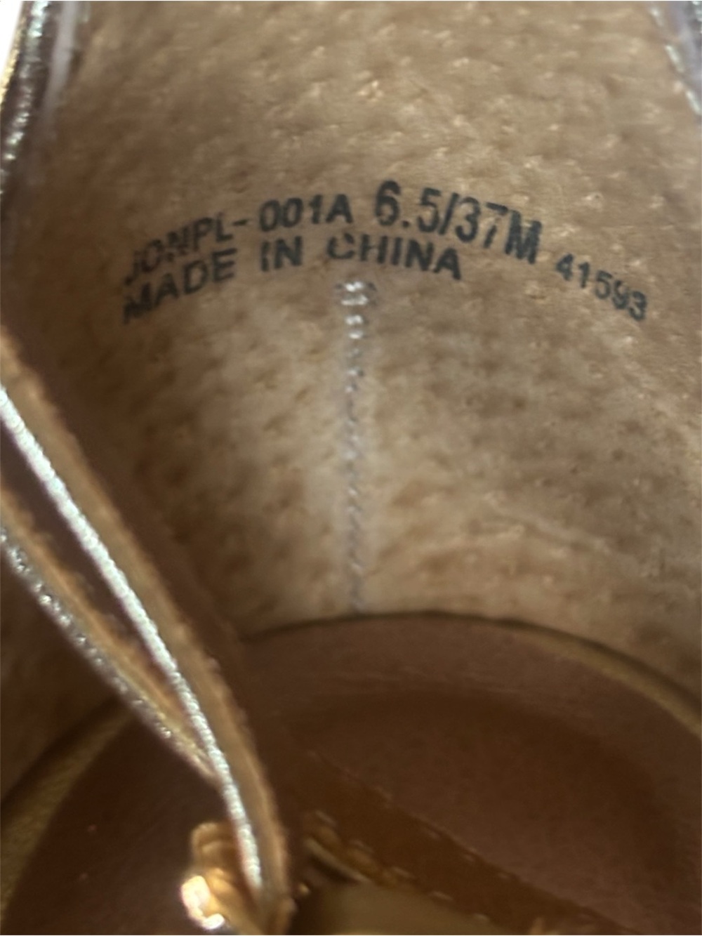 Chinese Laundry Gold Double-Strap Ankle Strap Stilettos - Picture 7 of 7